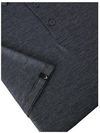 Callaway Premium Fine Line heren polo, ebony heather
