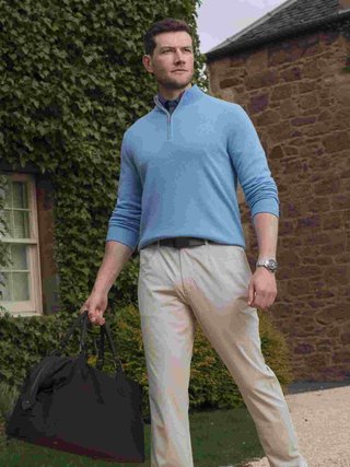Callaway Premium Tapered heren broek, silver lining