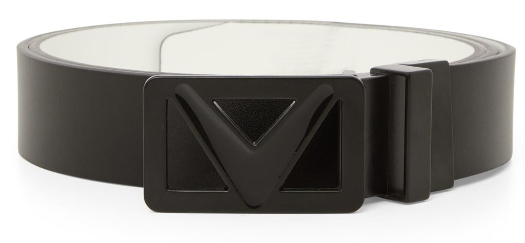 Callaway Reversible heren riem, caviar/wit