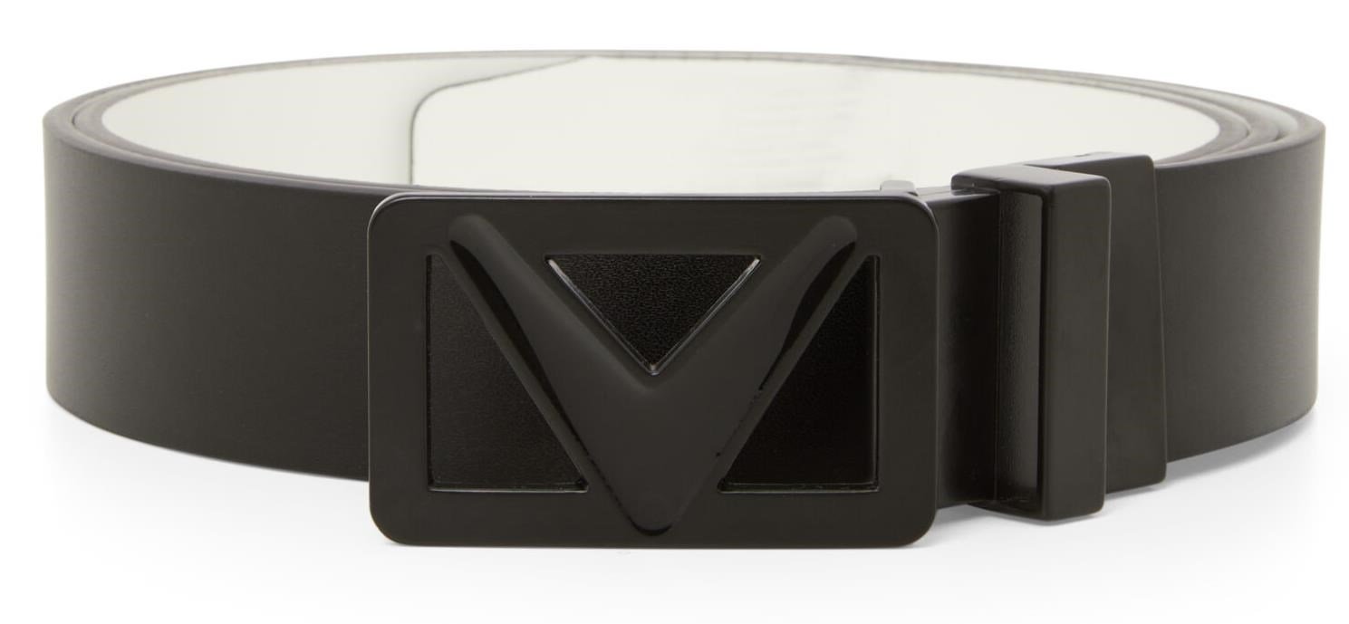 Callaway Reversible heren riem, caviar/wit