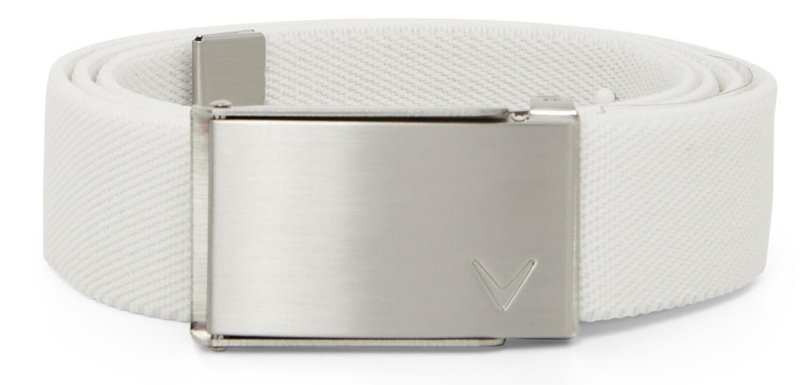 Callaway Cut To Fit Solid Webbed riem, wit