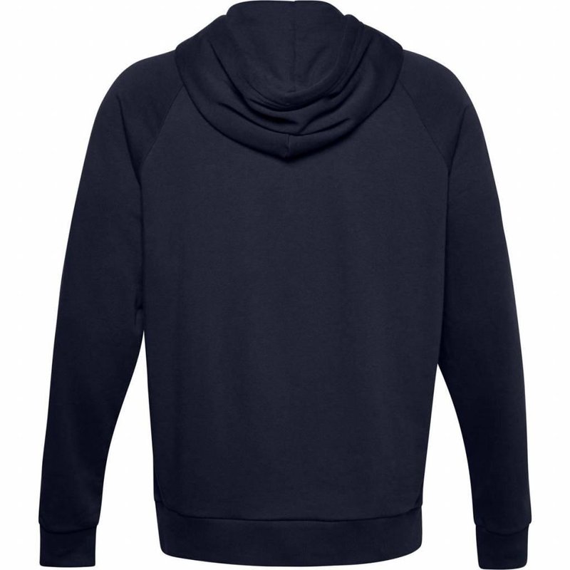Under Armour Rival Fleece Big Logo heren hoodie, midnight navy