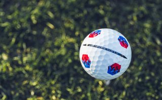 Callaway Chrome Soft TruTrack golfballen, blauw/rood