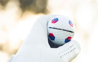 Callaway Chrome Soft TruTrack golfballen, blauw/rood