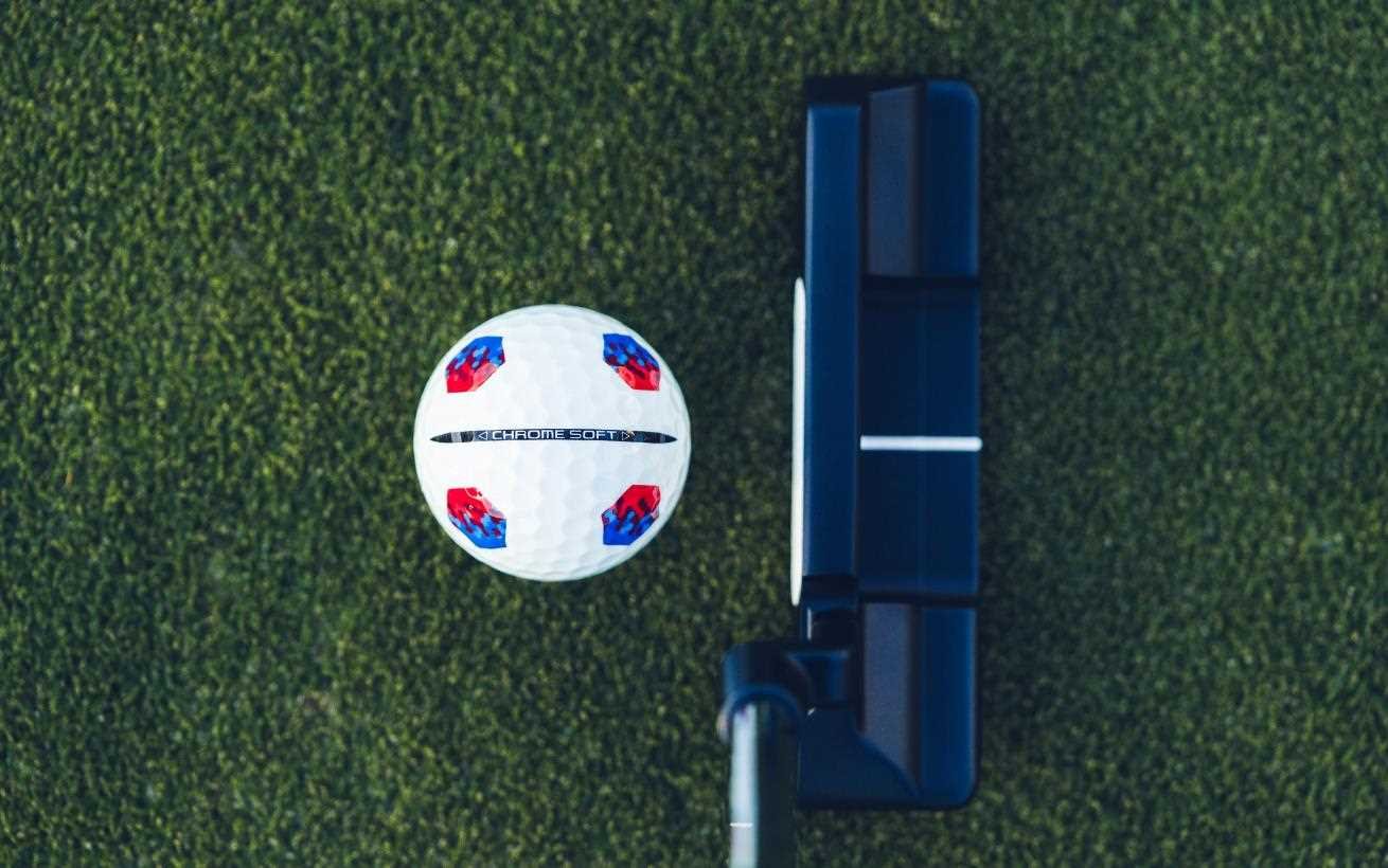 Callaway Chrome Soft TruTrack golfballen, blauw/rood