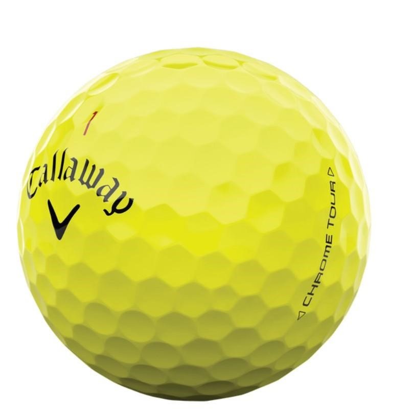 Callaway Chrome Tour 24 golfballen, geel