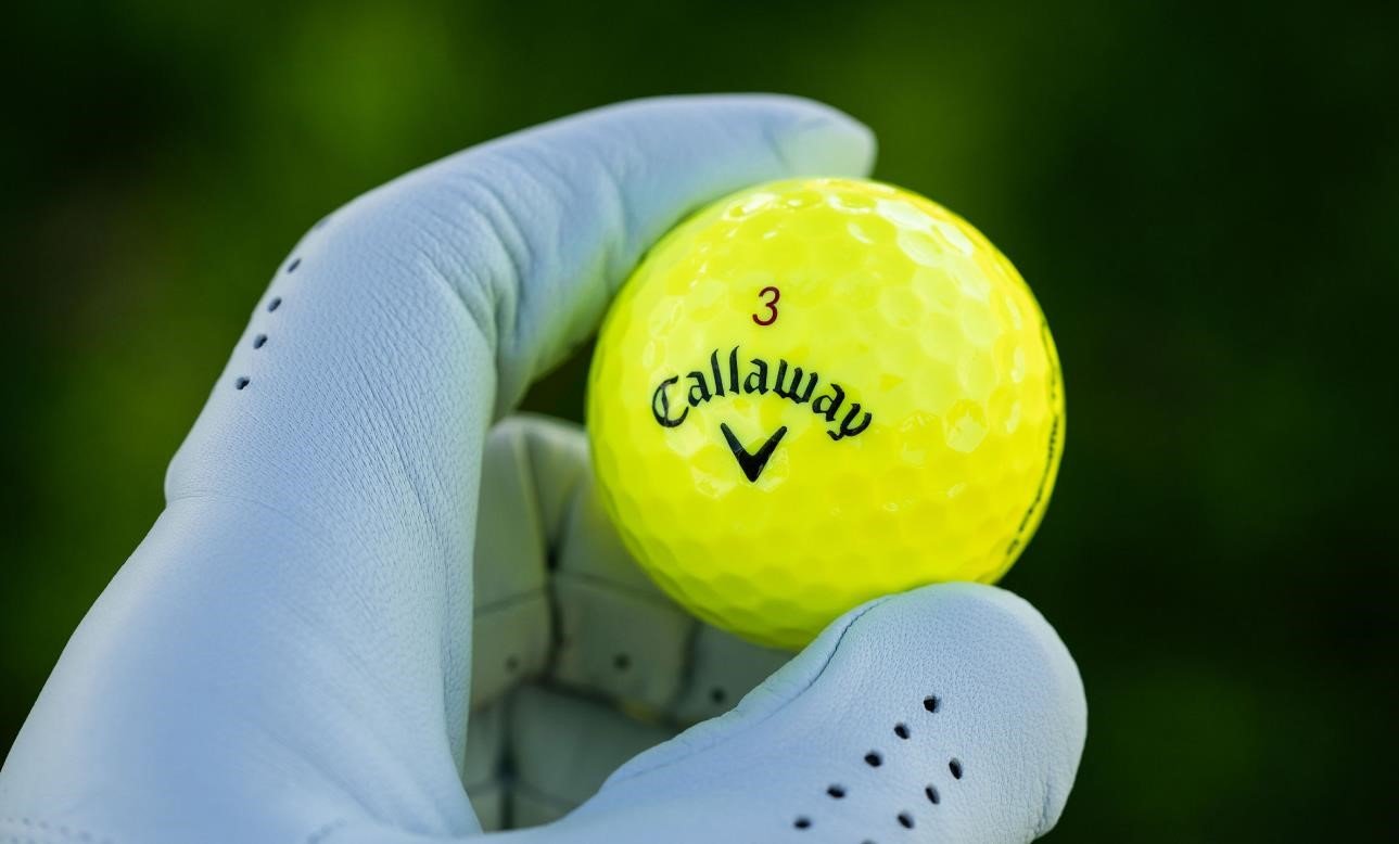 Callaway Chrome Tour 24 golfballen, geel