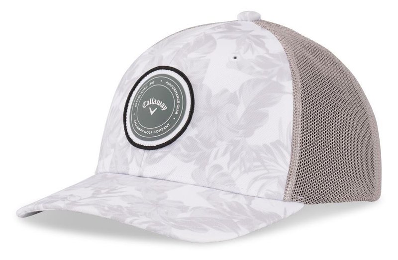 Callaway Playing Through Trucker heren pet, white tropical