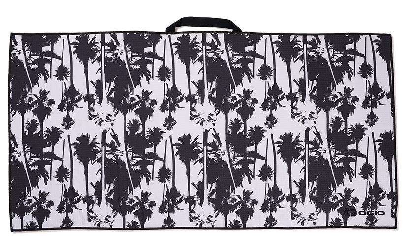 Ogio Aloha handdoek, zwart/wit