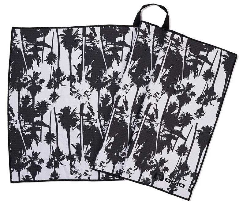 Ogio Aloha handdoek, zwart/wit