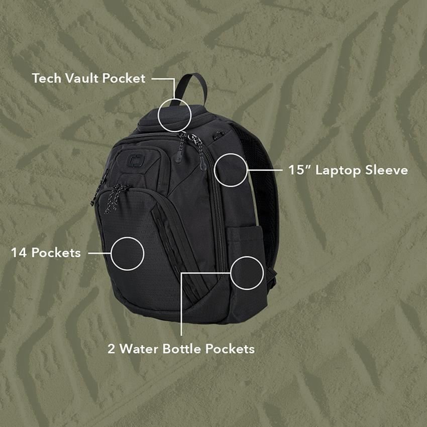 Ogio Renegade Rustler Backpack 15L tas, mineral blue