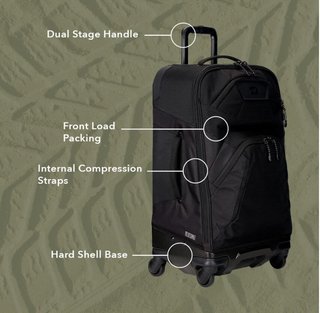 Ogio Renegade 26" 4-Wheel Travel Bag 52L tassen & koffers bag