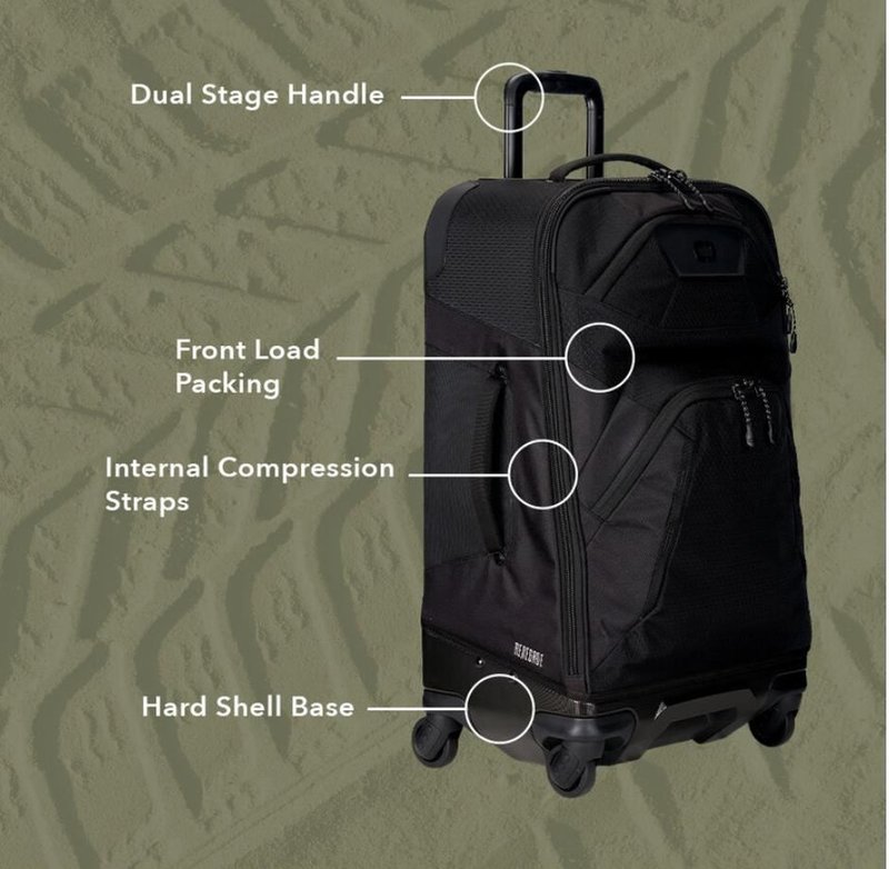Ogio Renegade 26" 4-Wheel Travel Bag 52L tassen & koffers bag