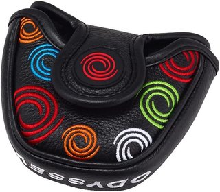 Callaway Golf Odyssey Swirl Mallet putter headcover, zwart
