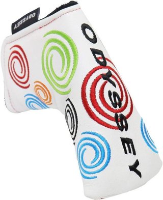 Odyssey Tour Swirl Putter Headcover, wit, BLADE