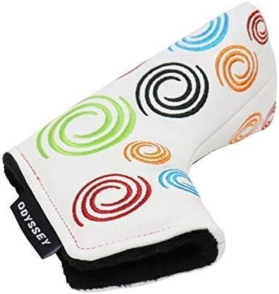Odyssey Tour Swirl Putter Headcover, wit, BLADE