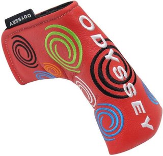 Odyssey Tour Swirl Putter Headcover, rood, Blade