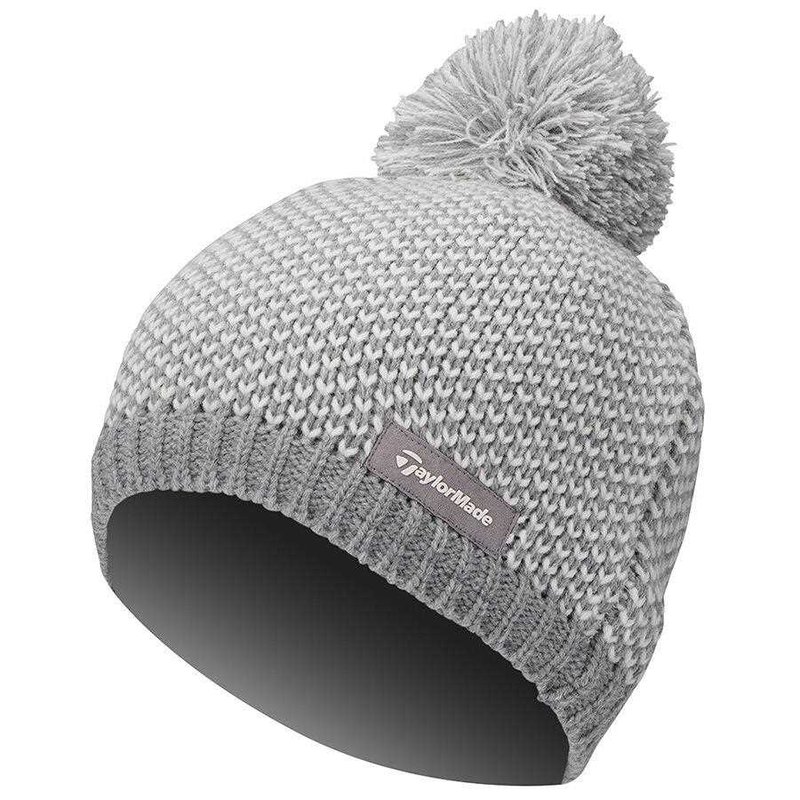 TaylorMade Beanie dames wintermuts, zilver/ivoor