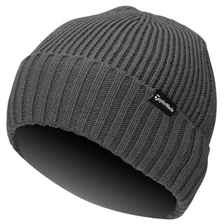 TaylorMade Ribbed Knit heren muts, charcoal heather