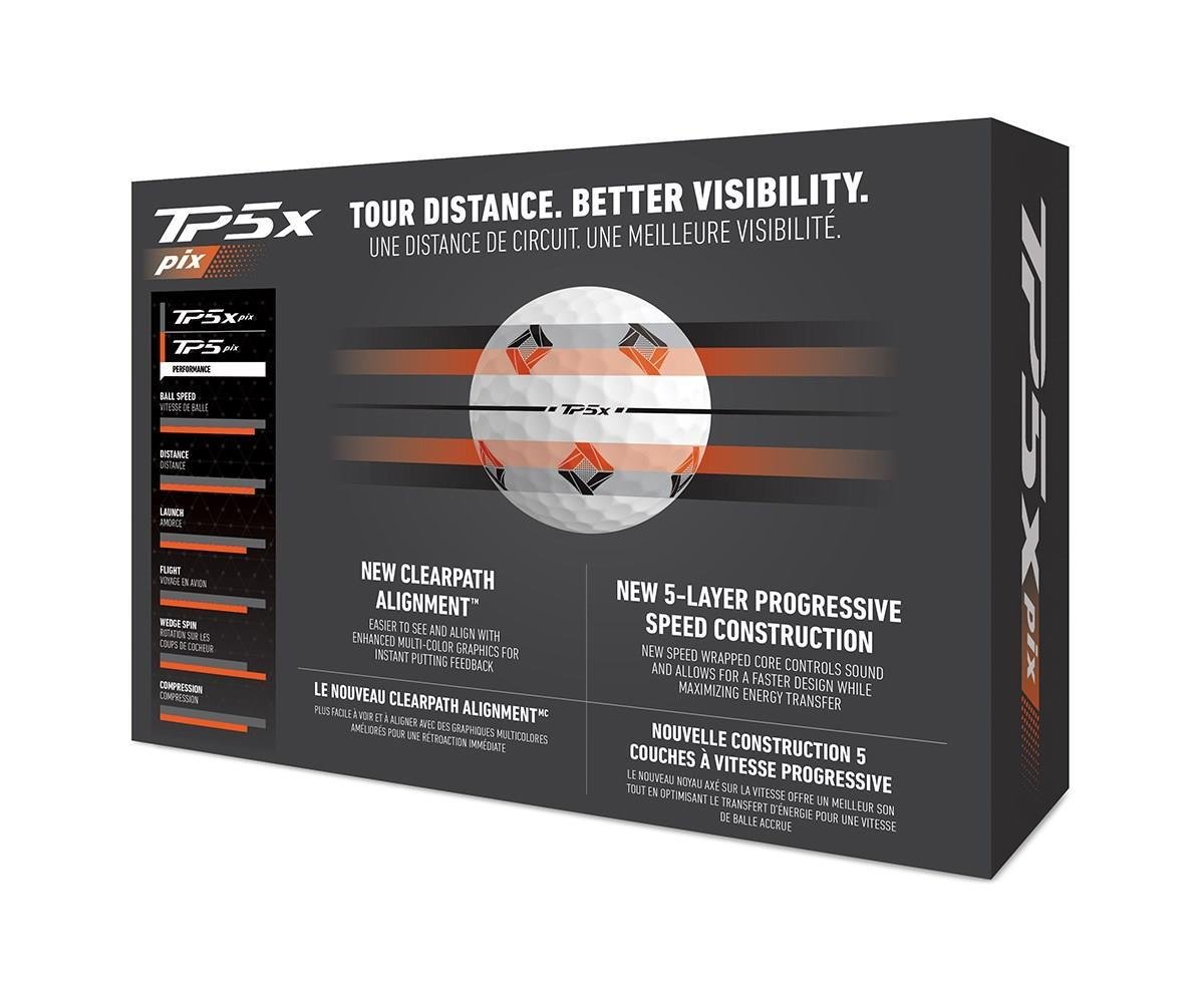 TaylorMade TP5x 24 pix 3.0 golfballen