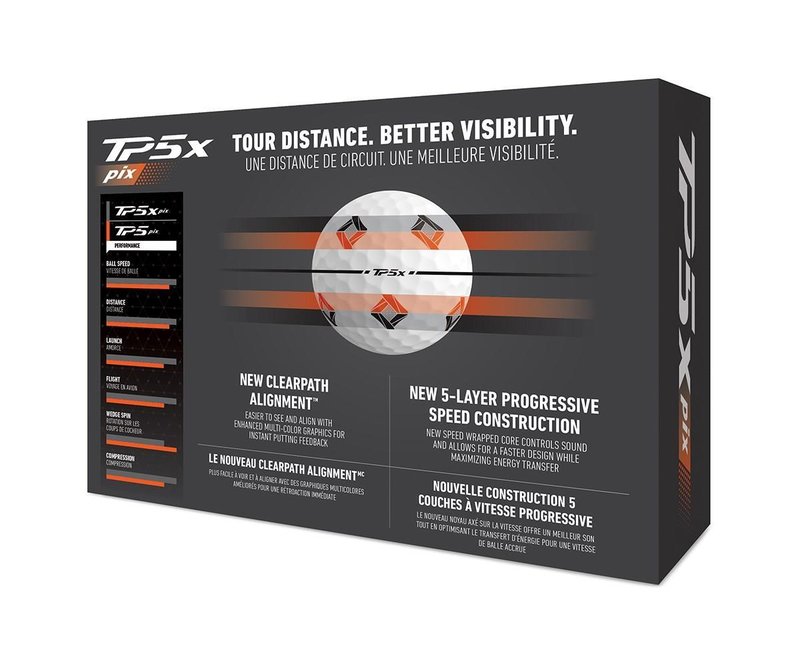 TaylorMade TP5x 24 pix 3.0 golfballen