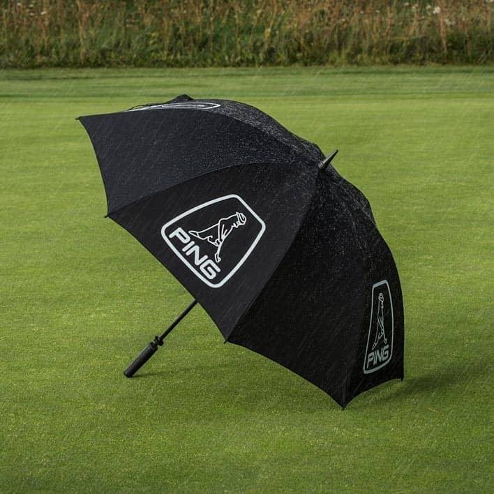 PING Golf Ping Single Canopy Mr. Ping golfparaplu 62", zwart