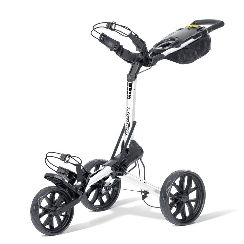 Bag Boy Slimfold Compact handkar, wit/zwart