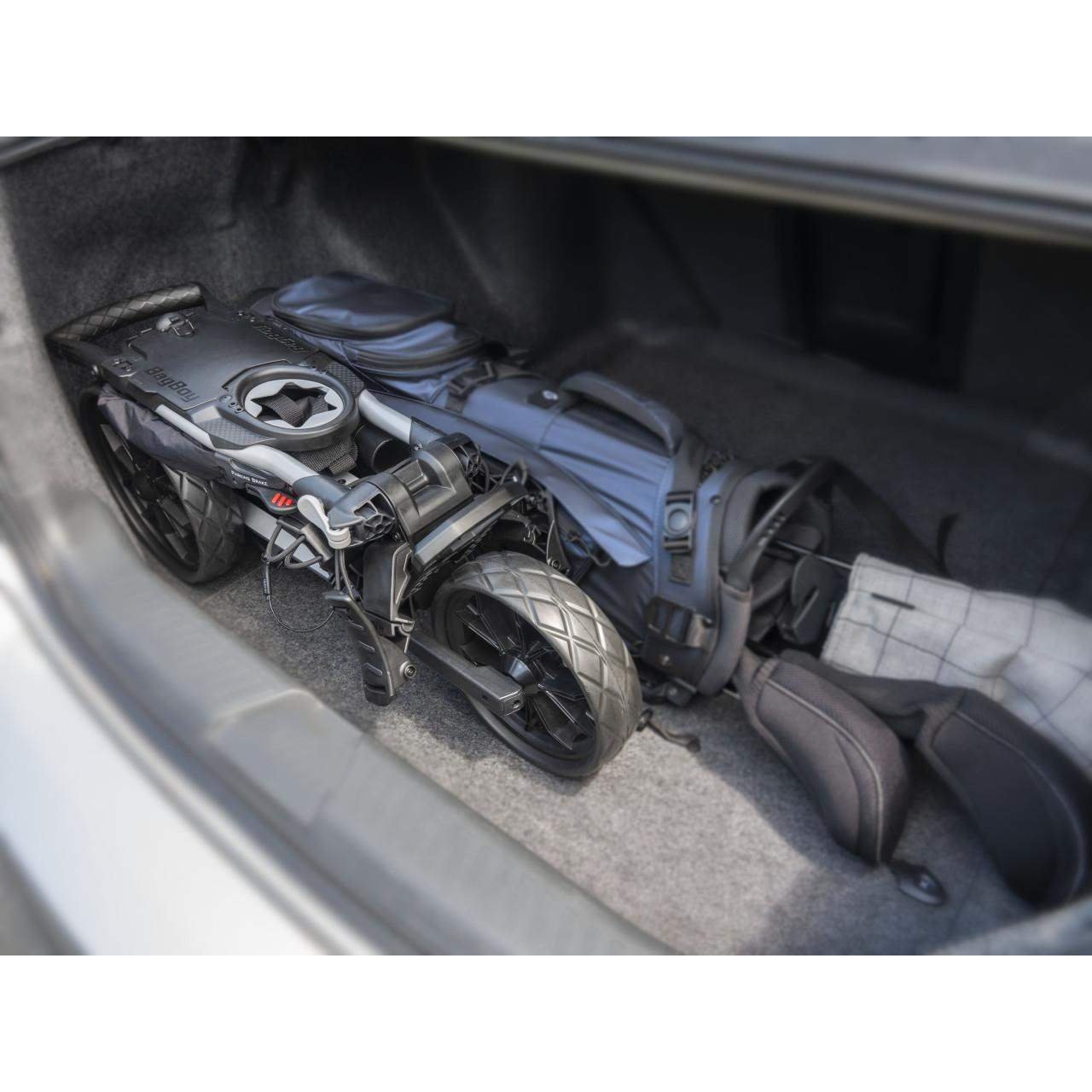 Bag Boy Slimfold Compact handkar, wit/zwart