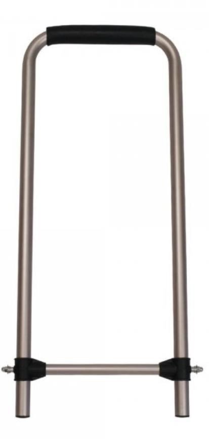 Bag Boy Rental Dual Tube handkar, zilver aluminium