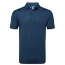 FootJoy Painted Floral Lisle heren polo, navy