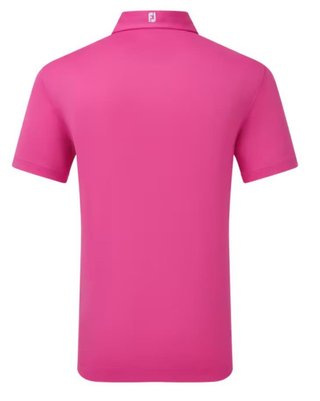 FootJoy Stretch Pique Solid heren polo, hot pink