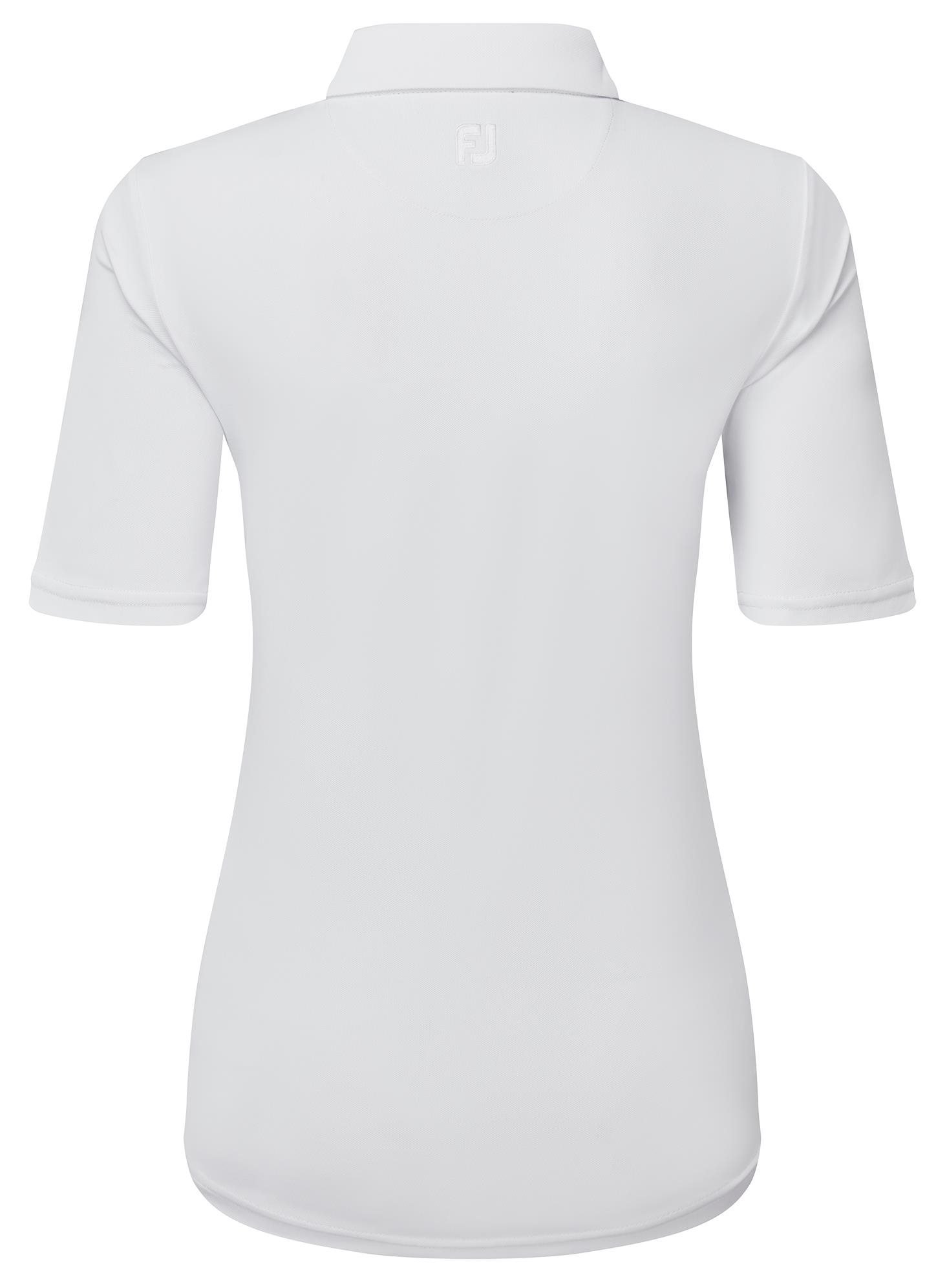 FootJoy Half-Sleeve Pique dames polo, wit