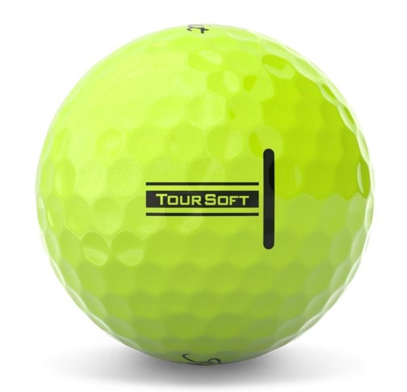 Titleist Tour Soft golfballen 2024, geel