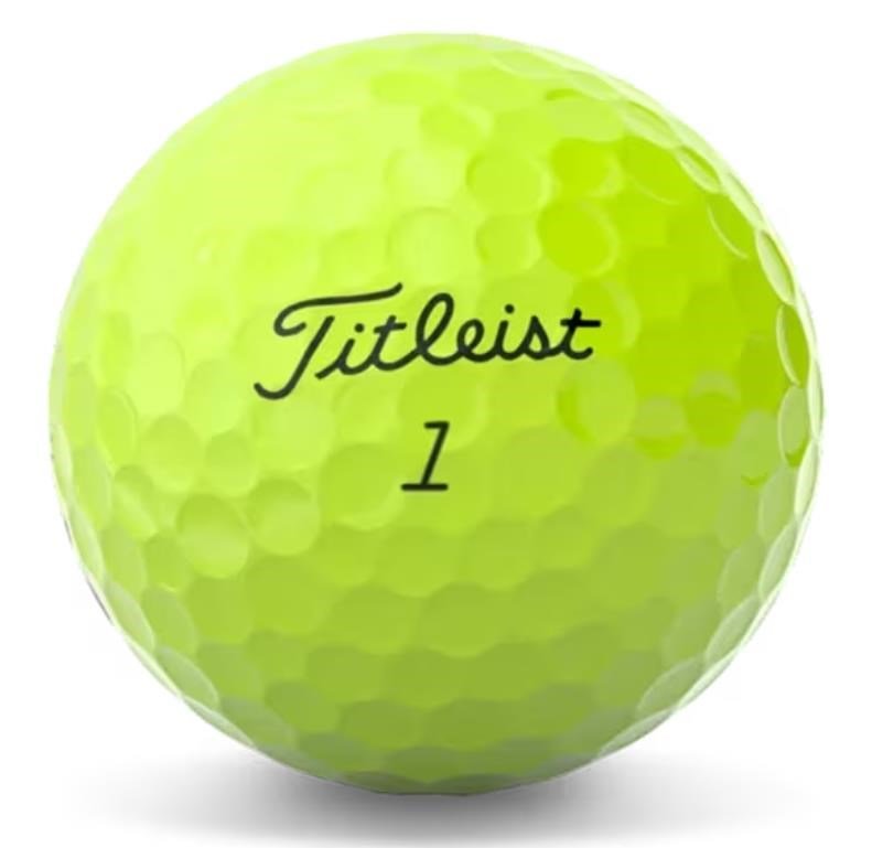 Titleist AVX golfballen 2024, geel