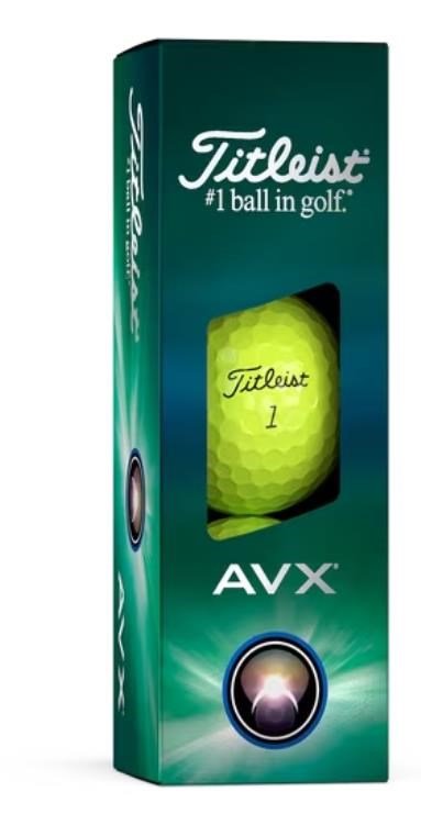 Titleist AVX golfballen 2024, geel