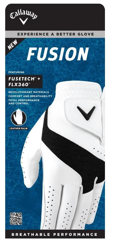 Callaway Fusion heren golfhandschoen, wit