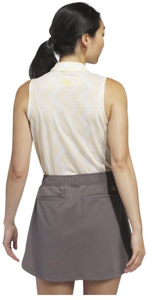 Adidas Ultimate 365 Ottoman Printed Sleeveless dames polo, semi spark