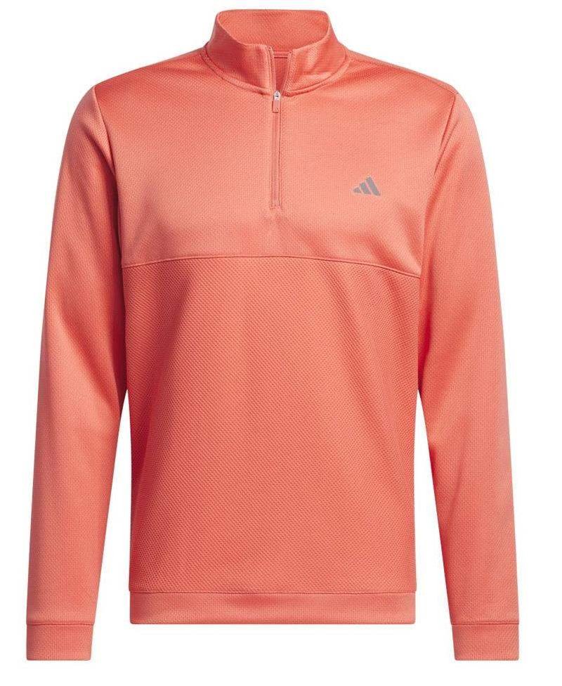 Adidas Ultimate 365 Textured 1/4 Zip heren sweater, preloved scarlet