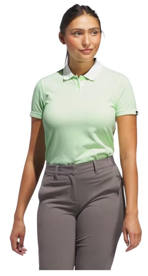 Adidas Ultimate 365 Tour PrimeKnit dames polo, crystal jade