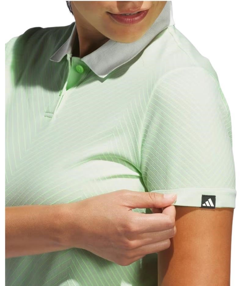 Adidas Ultimate 365 Tour PrimeKnit dames polo, crystal jade