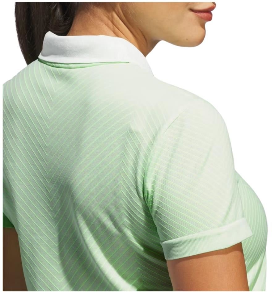 Adidas Ultimate 365 Tour PrimeKnit dames polo, crystal jade