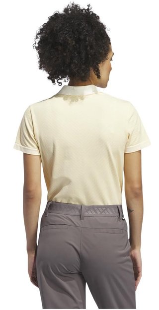 Adidas Ultimate 365 Tour PrimeKnit dames polo, ivory