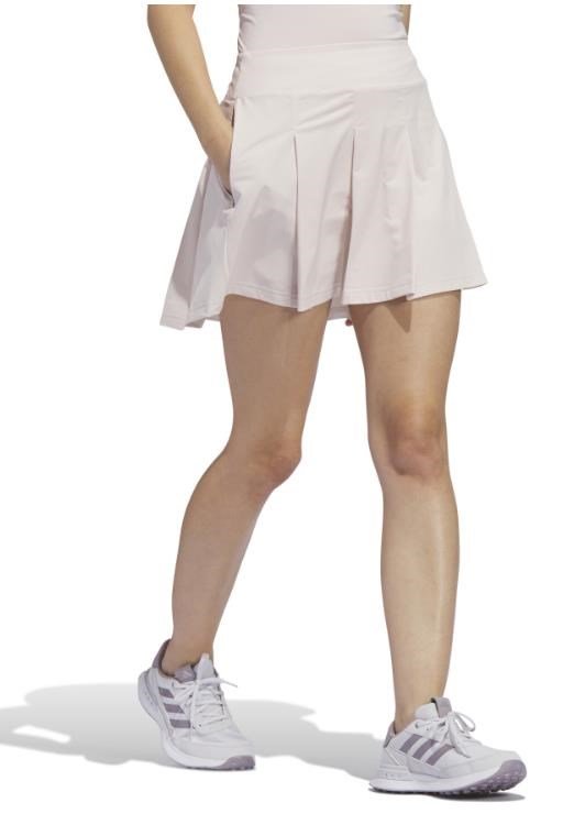 Adidas Ultimate 365 Tour Pleated dames skort, putty mauve