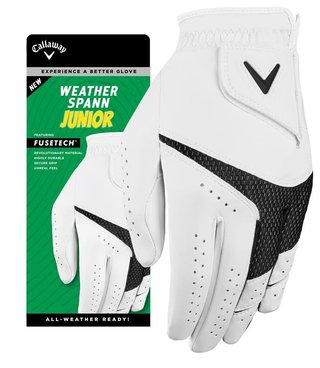 Callaway Weather Spann junior golfhandschoen, wit