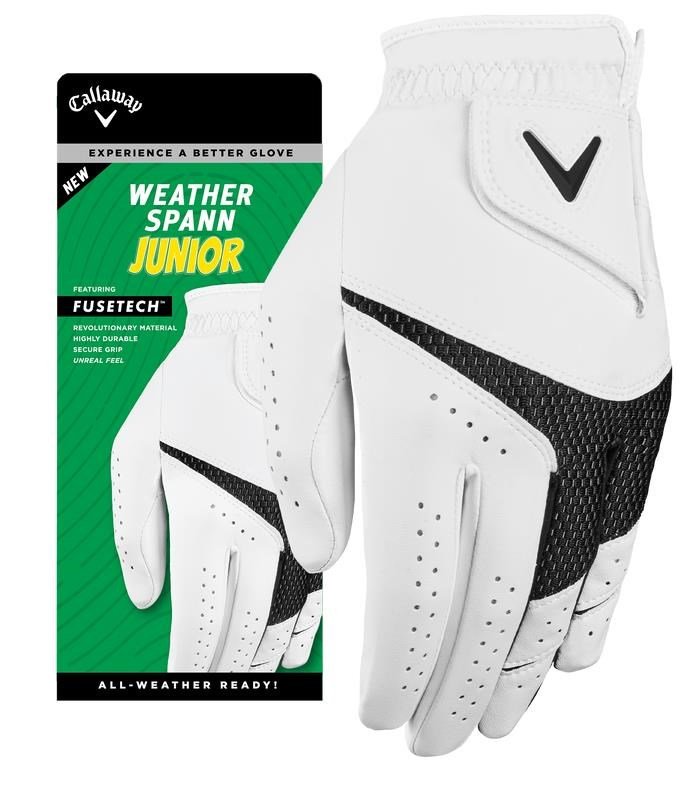 Callaway Weather Spann junior golfhandschoen, wit
