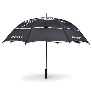 Titleist Tour Double Canopy paraplu 68", zwart/wit