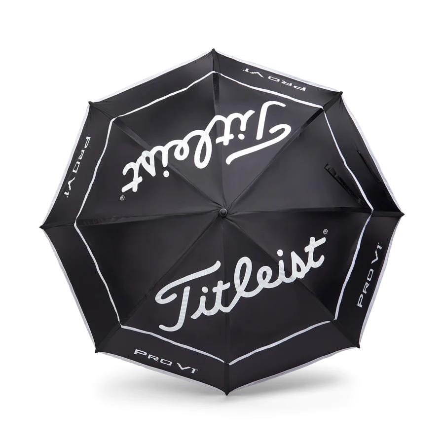 Titleist Tour Double Canopy paraplu 68", zwart/wit