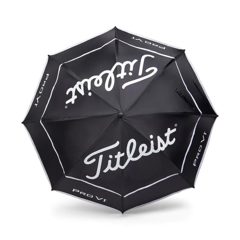 Titleist Tour Double Canopy paraplu 68", zwart/wit