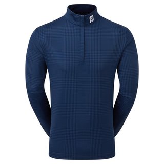 FootJoy Glen Plaid Print Chill-Out heren sweatshirt, navy