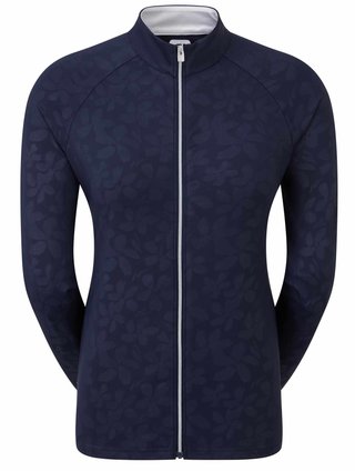 FootJoy Floral Embossed dames sweatshirt, navy